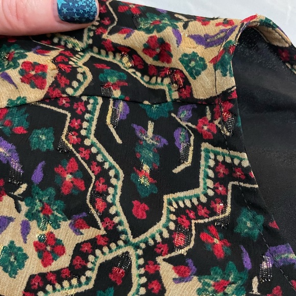 LOFT Multicolor Patterned Mini Dress - Picture 12 of 13